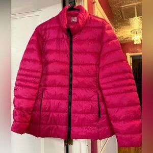 32 Degrees Women's Bright Pink Puffer Jacket NEW!